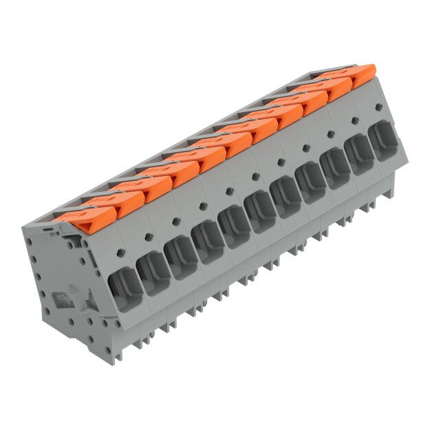 Wago 2616-2111/020-000 Leiterplattenklemme Hebel 16 mm² Grau