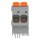 Wago 2616-2102/010-000 Leiterplattenklemme Hebel 16 mm² Grau