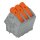 Wago 2616-2103 Leiterplattenklemme Hebel 16 mm² Grau