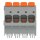 Wago 2616-2104 Leiterplattenklemme Hebel 16 mm² Grau