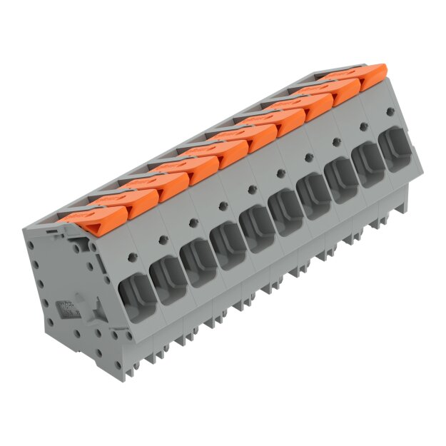 Wago 2616-2110 Leiterplattenklemme Hebel 16 mm² Grau