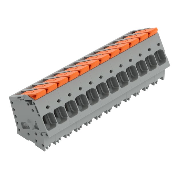 Wago 2616-2112 Leiterplattenklemme Hebel 16 mm² Grau