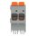 Wago 2616-2102 Leiterplattenklemme Hebel 16 mm² Grau