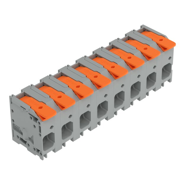 Wago 2616-1358 Leiterplattenklemme Hebel 16 mm² Grau