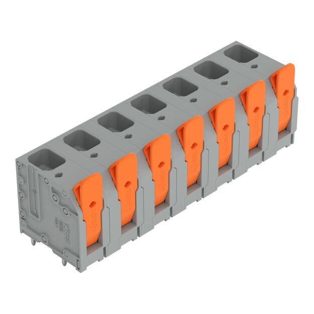 Wago 2616-3356 Leiterplattenklemme Hebel 16 mm² Grau