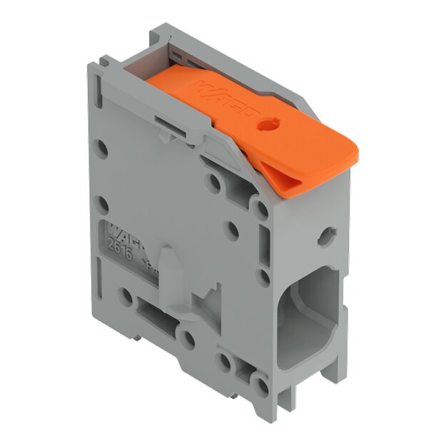 Wago 2616-1101 Leiterplattenklemme Hebel 16 mm² Grau