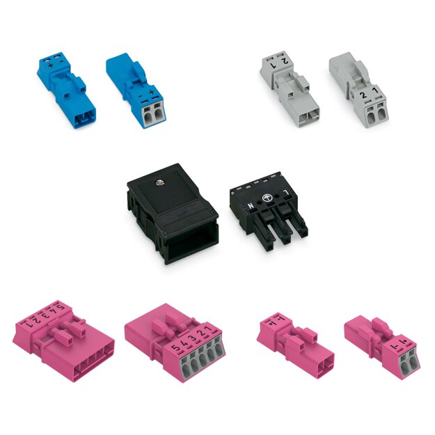 Wago 2854-301/000-042 WINSTA®-Gegensteckerset Typ 4