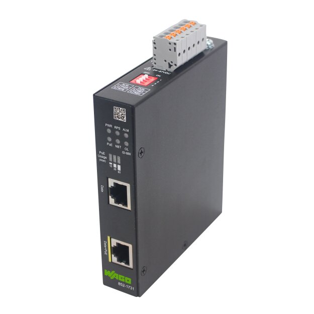 Wago 852-1731 Industrial PoE Injector PoE++ 60 Watt