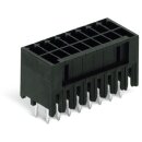 Wago 713-1405/105-000/997-405 THR-Stiftleiste 2-reihig Lötstift 0 8 x 0 8 mm gerade Schwarz