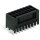 Wago 713-1405/105-000/997-405 THR-Stiftleiste 2-reihig Lötstift 0 8 x 0 8 mm gerade Schwarz