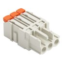 Wago 2721-1103/326-9037 1-Leiter-Federleiste Hebel Push-in CAGE CLAMP® Lichtgrau