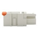 Wago 2721-1102/326-047 1-Leiter-Federleiste Hebel Push-in CAGE CLAMP® Lichtgrau