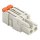 Wago 2721-1102/326-047 1-Leiter-Federleiste Hebel Push-in CAGE CLAMP® Lichtgrau