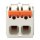Wago 2721-1102/326-047 1-Leiter-Federleiste Hebel Push-in CAGE CLAMP® Lichtgrau