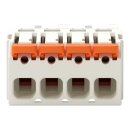 Wago 2721-1104/326-9037 1-Leiter-Federleiste Hebel Push-in CAGE CLAMP® Lichtgrau