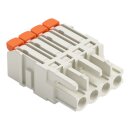 Wago 2721-1104/326-9037 1-Leiter-Federleiste Hebel Push-in CAGE CLAMP® Lichtgrau