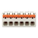 Wago 2721-1106/326-9037 1-Leiter-Federleiste Hebel Push-in CAGE CLAMP® Lichtgrau
