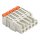Wago 2721-1105/326-047 1-Leiter-Federleiste Hebel Push-in CAGE CLAMP® Lichtgrau