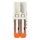 Wago 2721-1102/326-9037 1-Leiter-Federleiste Hebel Push-in CAGE CLAMP® Lichtgrau