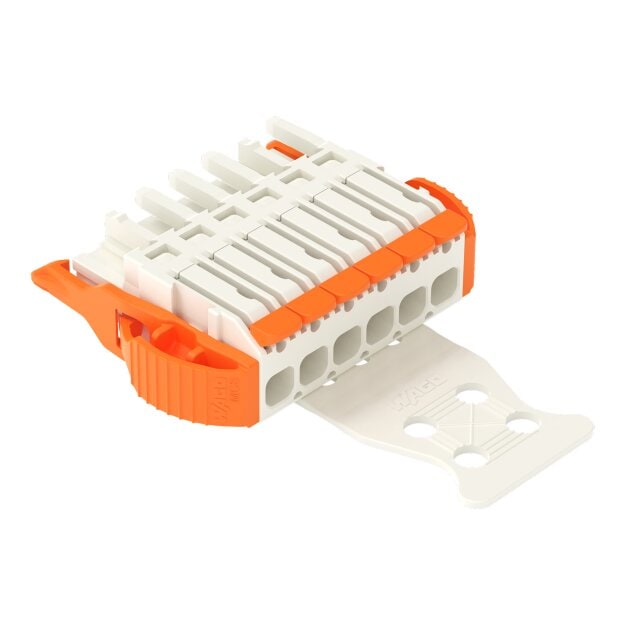Wago 2721-1106/037-000/334-000 1-Leiter-Federleiste Hebel Push-in CAGE CLAMP® Lichtgrau