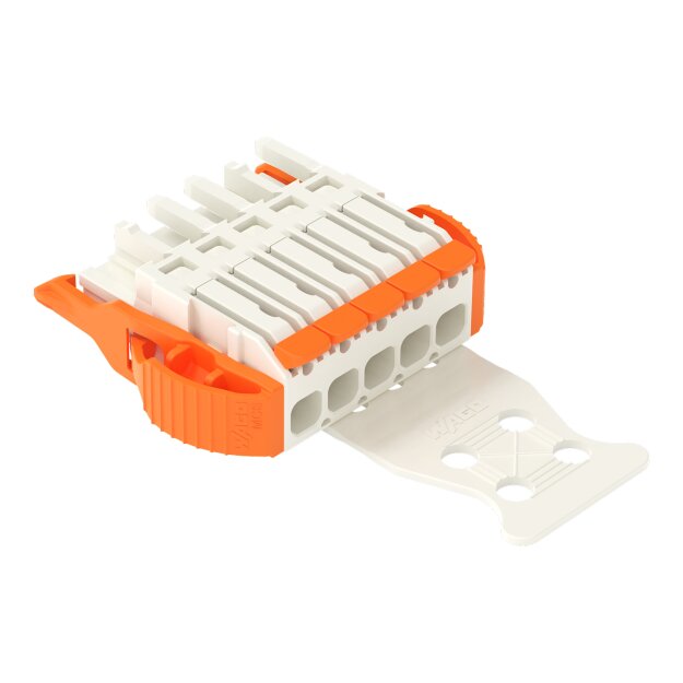 Wago 2721-1105/037-000/334-000 1-Leiter-Federleiste Hebel Push-in CAGE CLAMP® Lichtgrau