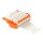 Wago 2721-1105/037-000/334-000 1-Leiter-Federleiste Hebel Push-in CAGE CLAMP® Lichtgrau