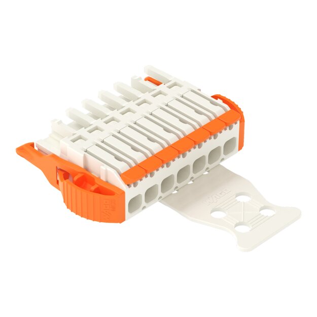 Wago 2721-1107/037-000/334-000 1-Leiter-Federleiste Hebel Push-in CAGE CLAMP® Lichtgrau