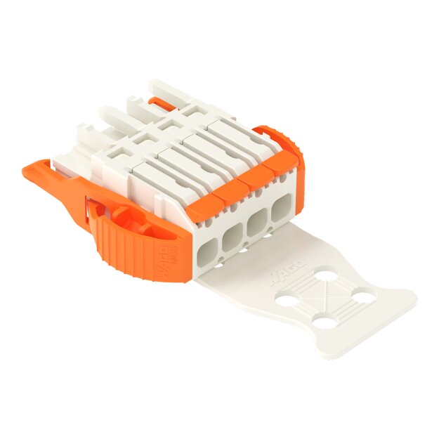 Wago 2721-1104/037-000/334-000 1-Leiter-Federleiste Hebel Push-in CAGE CLAMP® Lichtgrau