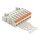 Wago 2721-1607/334-000 1-Leiter-Stiftleiste Hebel Push-in CAGE CLAMP® Lichtgrau