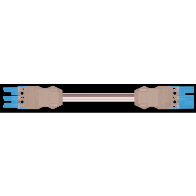 Wago 771-9373/066-1005 konfektionierte Verbindungsleitung Cca Buchse Stecker Braun