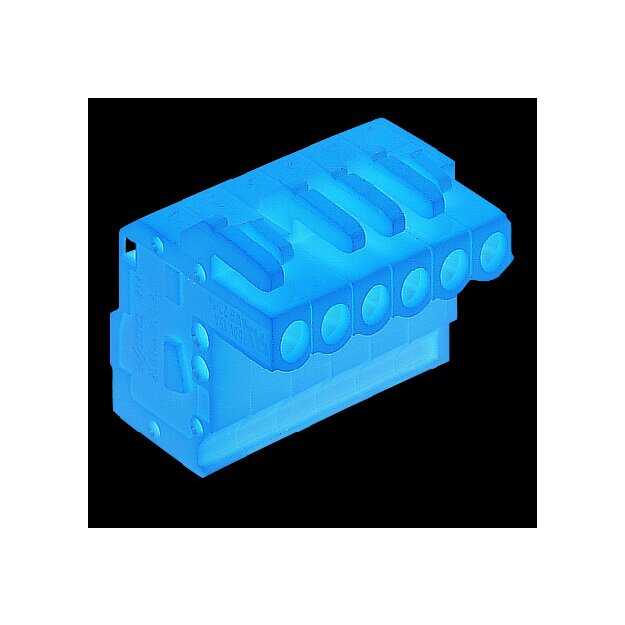 Wago 232-307/026-000 1-Leiter Federleiste abgewinkelt CAGE CLAMP® 2,5 mm² Orange