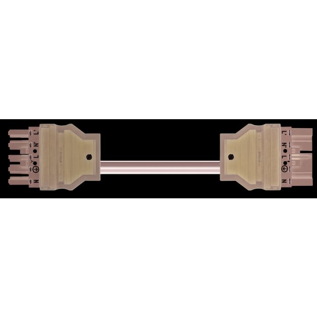 Wago 771-9385/027-1303 konfektionierte Verbindungsleitung Dca Buchse Stecker dunkelgrau