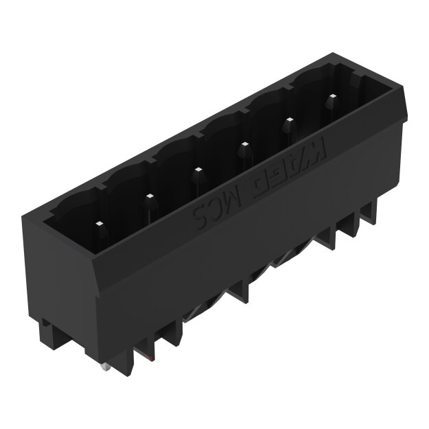 Wago 231-136/001-000/105-604 THR-Stiftleiste Lötstift 1,0 x 1,0 mm gerade Schwarz