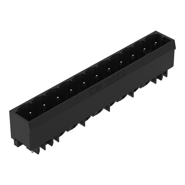 Wago 231-141/001-000/105-604 THR-Stiftleiste Lötstift 1,0 x 1,0 mm gerade Schwarz