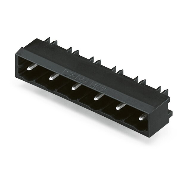 Wago 231-863/001-000/105-604 THR-Stiftleiste Lötstift 1,2 x 1,2 mm abgewinkelt Schwarz