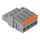 Wago 2231-1104/327-047 1-Leiter-Federleiste Hebel Push-in CAGE CLAMP® Grau