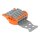 Wago 2231-1104/038-000/334-000 1-Leiter-Federleiste Hebel Push-in CAGE CLAMP® Grau