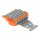 Wago 2231-1105/038-000/334-000 1-Leiter-Federleiste Hebel Push-in CAGE CLAMP® Grau
