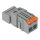 Wago 2231-1602 1-Leiter-Stiftleiste Hebel Push-in CAGE CLAMP® Grau
