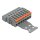 Wago 2231-1607/334-000 1-Leiter-Stiftleiste Hebel Push-in CAGE CLAMP® Grau