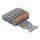 Wago 2231-1606/334-000 1-Leiter-Stiftleiste Hebel Push-in CAGE CLAMP® Grau