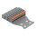 Wago 2231-1608/335-000 1-Leiter-Stiftleiste Hebel Push-in CAGE CLAMP® Grau