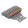 Wago 2231-1610/335-000 1-Leiter-Stiftleiste Hebel Push-in CAGE CLAMP® Grau