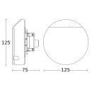 Steinel HPD3 IP Optischer Sensor Unterputz IP20 110°...