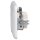 Busch-Jaeger Reflex SI Set: 1x RKB RJ45 Netzwerkdose mit Zentralscheibe + 1x 20 EUC-214 SCHUKO® Steckdosen-Einsatz + 1x 2512-214 2-fach Rahmen Alpinweiß