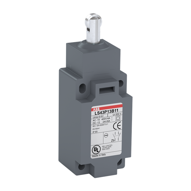ABB LS45P13B11 Positionsschalter Kunststoff-Gehäuse Grau IP65 1SBV012413R1211