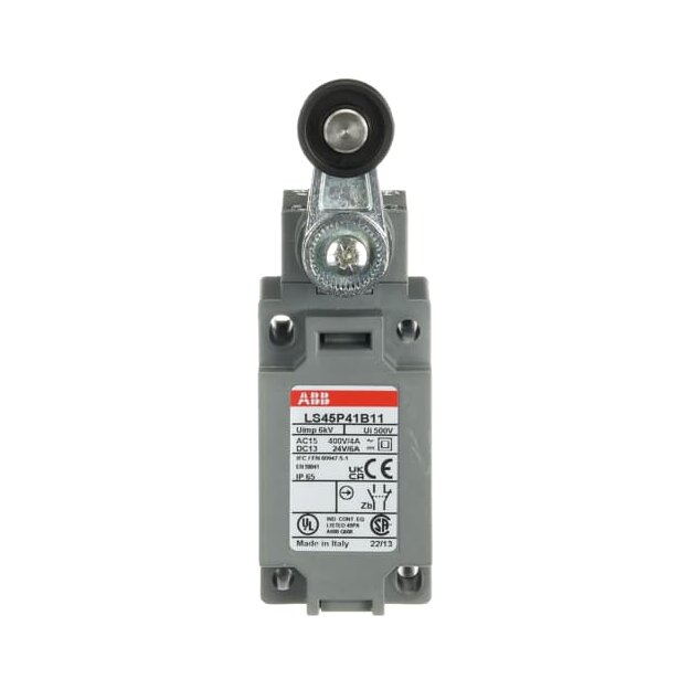 ABB LS45P41B11 Positionsschalter Kunststoff-Gehäuse Grau IP65 1SBV012441R1211