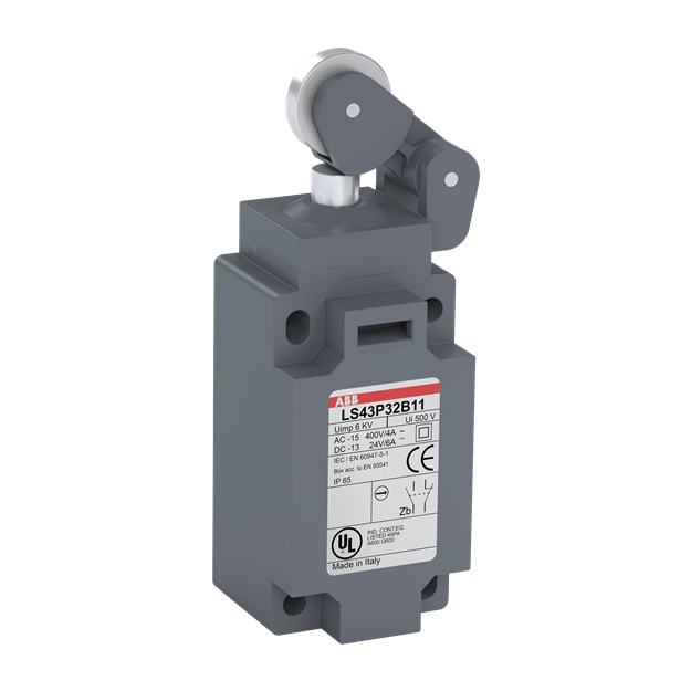 ABB LS45P32B11 Positionsschalter Kunststoff-Gehäuse Grau IP65 1SBV012432R1211