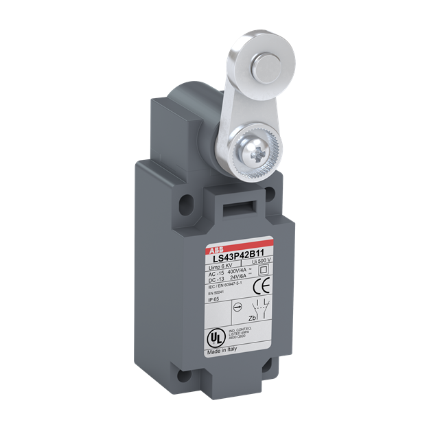 ABB LS45P42B11 Positionsschalter Kunststoff-Gehäuse Grau IP65 1SBV012442R1211