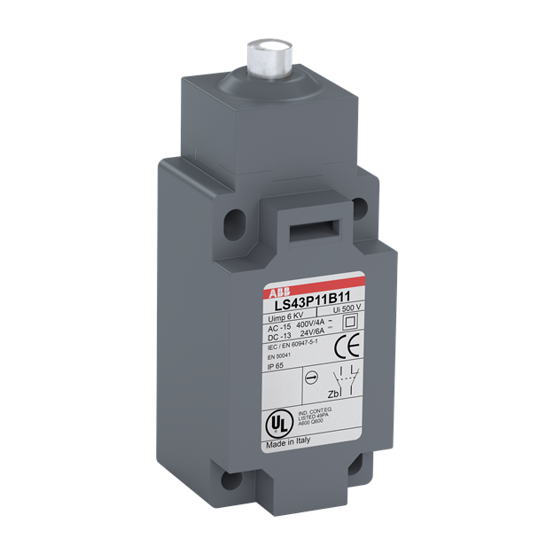 ABB LS45P11B11 Positionsschalter Kunststoff-Gehäuse Grau IP65 1SBV012411R1211